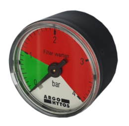 DG 200 - манометр для сливных фильтров